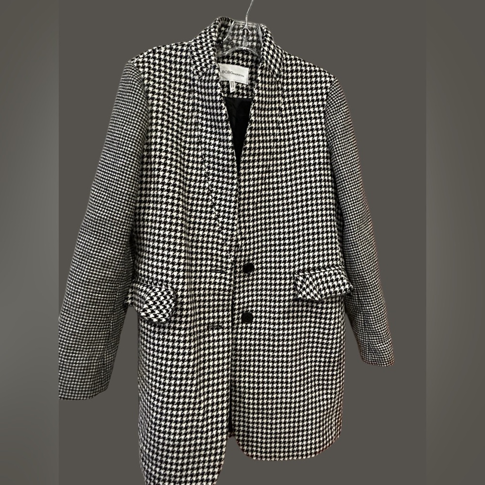 BCBGeneration Black and White Trench Coat